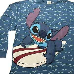 Disney Stitch Blue and Purple jersey